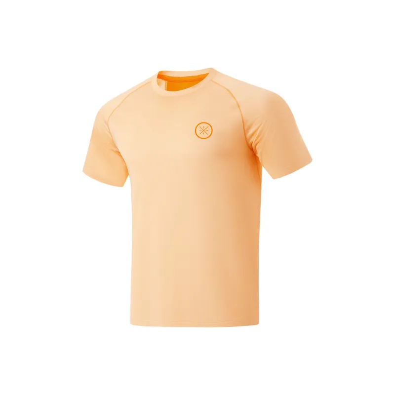 LiNing T Shirt Men's Floating Light Orange-0
