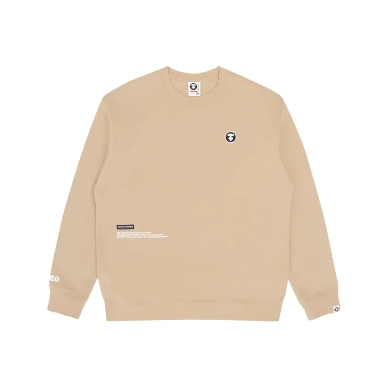 Aape Logo patch Crew Neck Sweatshirt-0