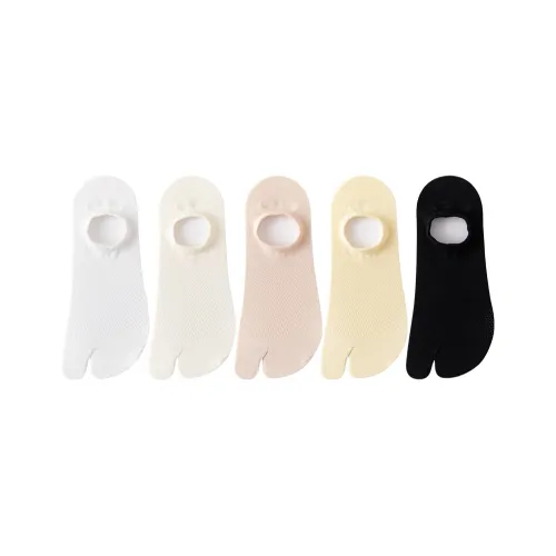 BOKAMAN No Show Socks Women's 5 Pack
