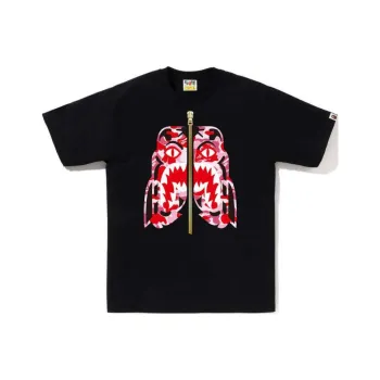 A BATHING APE Abc Camo Tiger Tee
