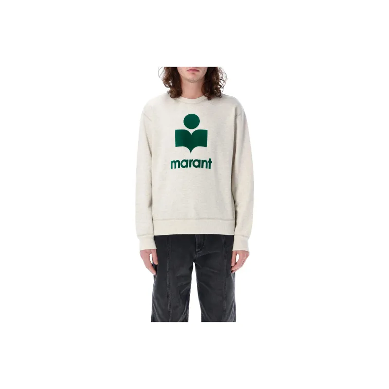 ISABEL MARANT Mikoy Flocked logo Sweatshirt-0