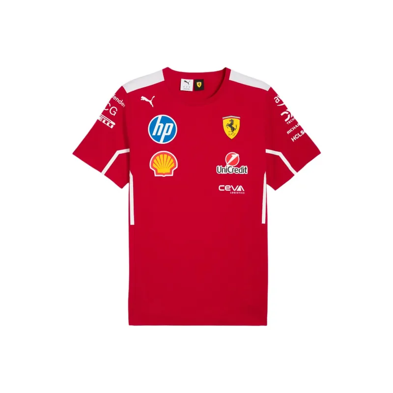PUMA Playera Scuderia Ferrari 2025 Team Para Hombre-0