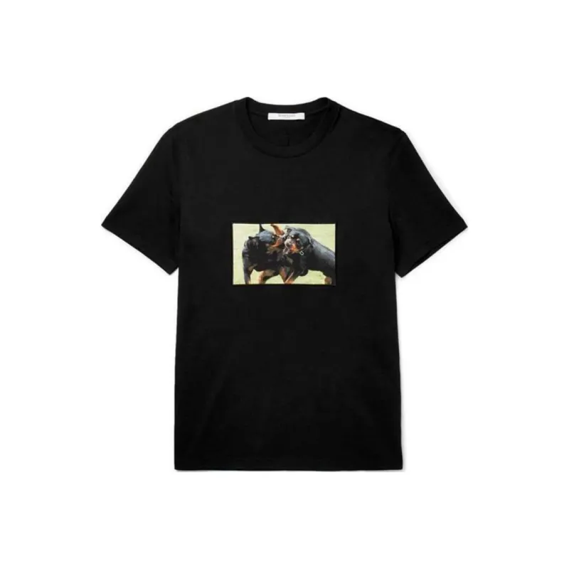 Givenchy T Shirts Men Black-0