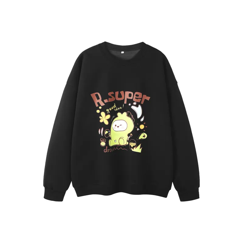 R.super X Monster Letter Co branded Series Sweatshirts Unisex-0