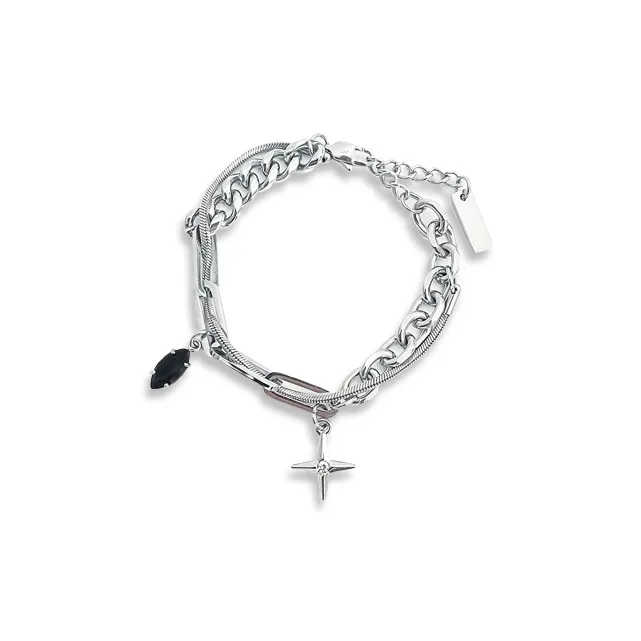 LuluCanaan Titanium Steel Bracelets Unisex-0