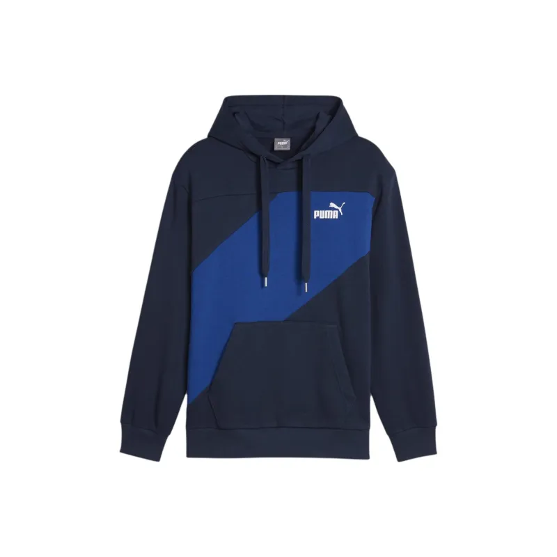 PUMA POWER Colorblock Men's Hoodie Sweatshirt Men's Blue-0