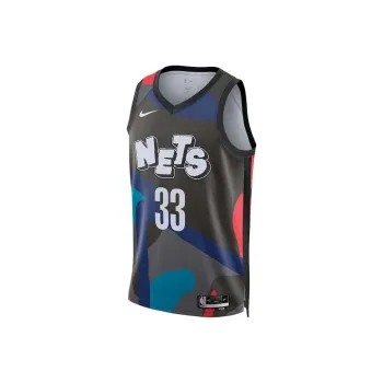 NBA x Nike Brook Lin Basketball Team SWINGMAN Fan Edition T-Shirt Unisex Black