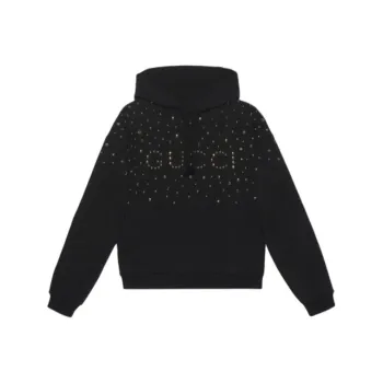 GUCCI Logo stud Hoodie