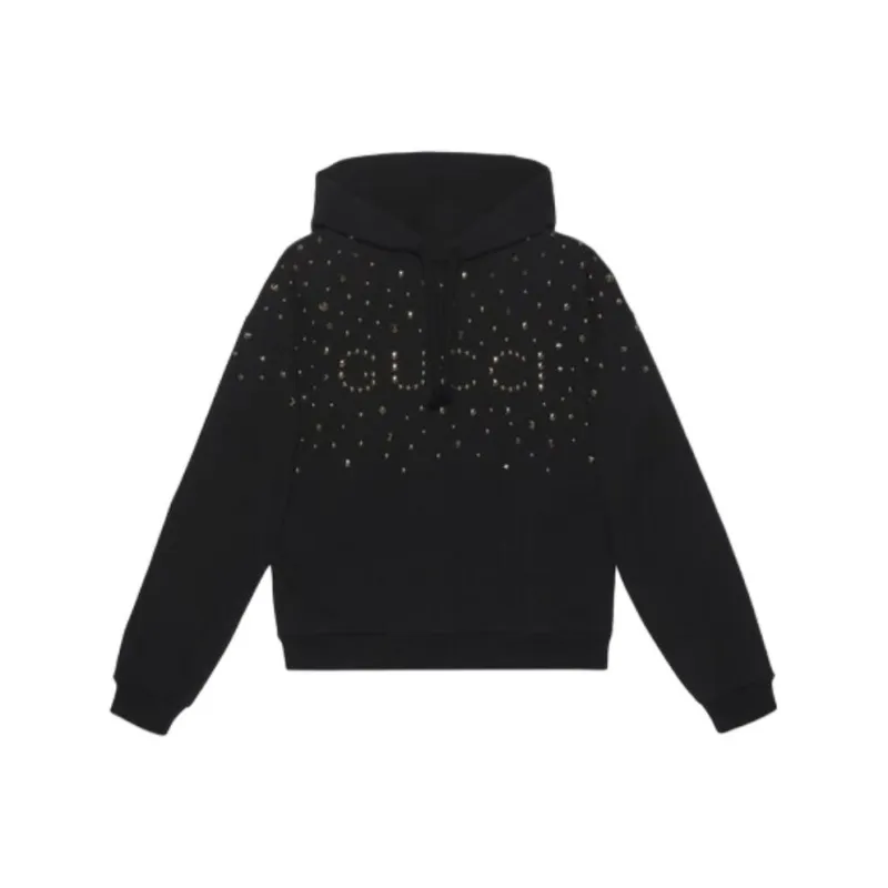 GUCCI Logo stud Hoodie-0