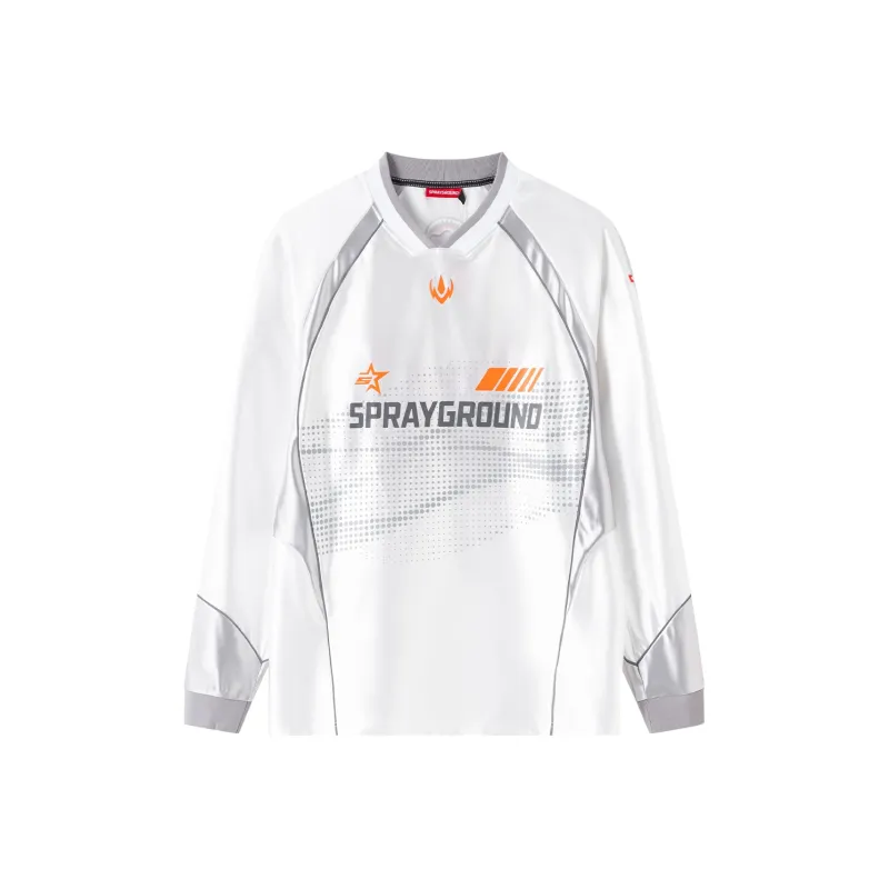SPRAYGROUND Long Sleeved V Neck T Shirt Unisex-3