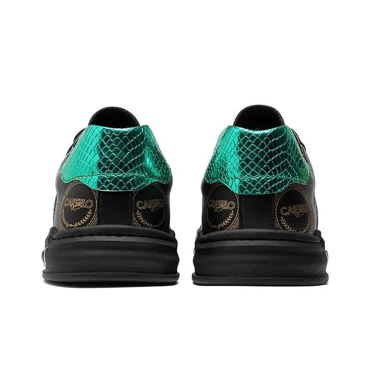 CARTELO Non slip Lightweight Low Top Skateboard Shoes Men's-23