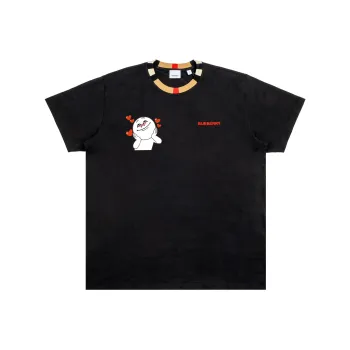 Burberry T-Shirts Unisex Black