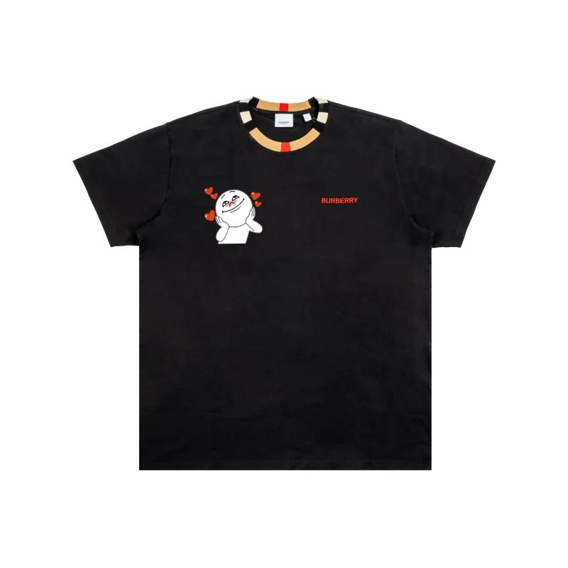 Burberry T-Shirts Unisex Black-0