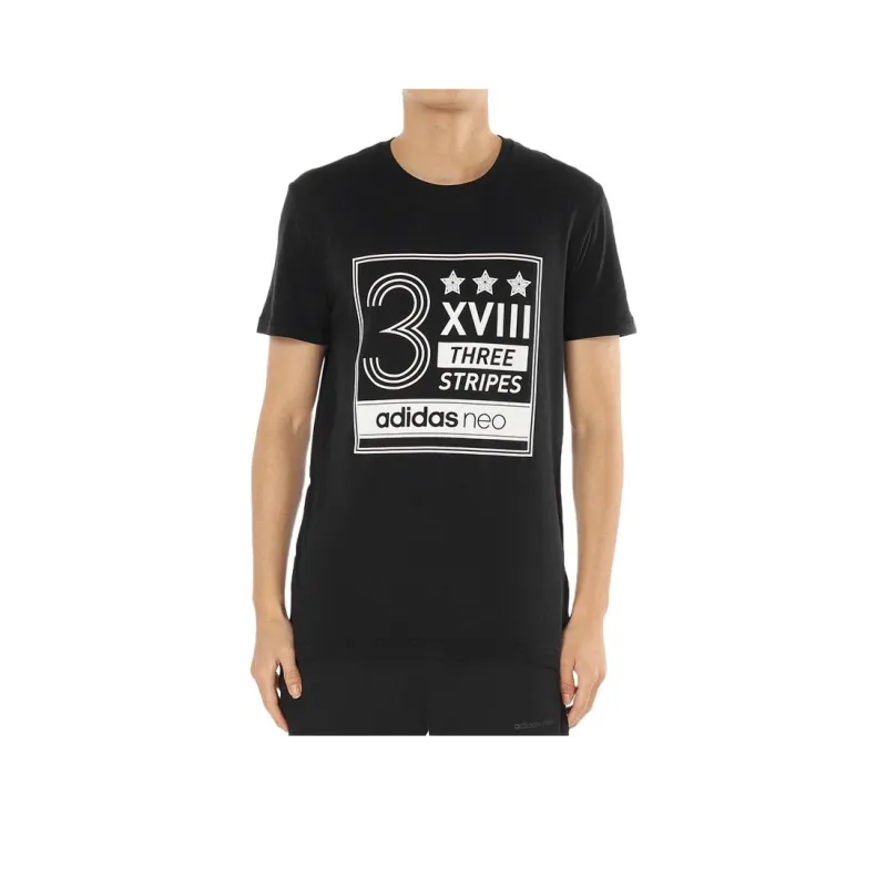 Adidas Neo M FAV WRLDCP T T Shirt Men's Black-0