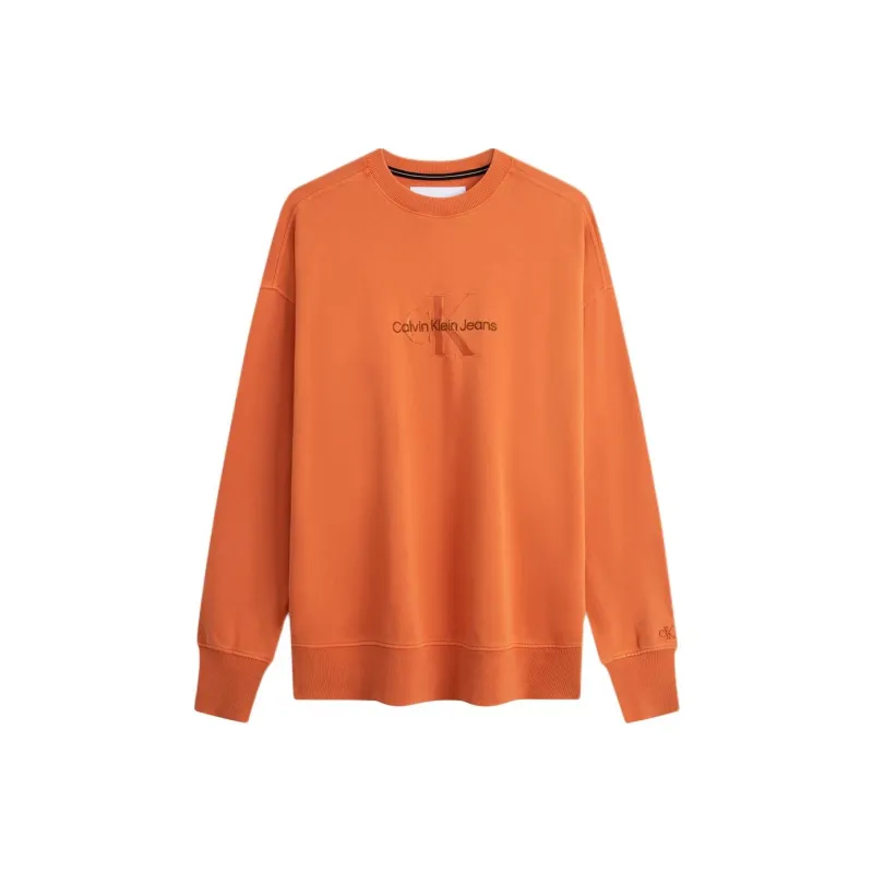 CALVIN KLEIN Sweatshirt Men's Crane Neck Red-0