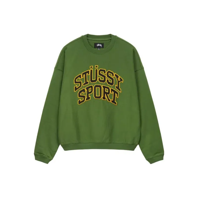 Stussy Sport Relaxed Oversized Crew-0