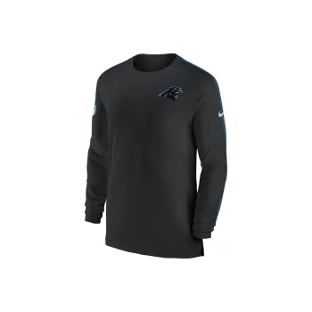 Nike Carolina Panthers Sideline Coach Men's Nike Dri FIT Nfl Long Sleeve Top