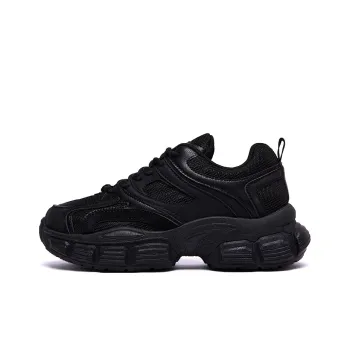 Warrior Height Increasing Slip Resistant Abrasion Resistant Low Top Chunky Sneakers Women's