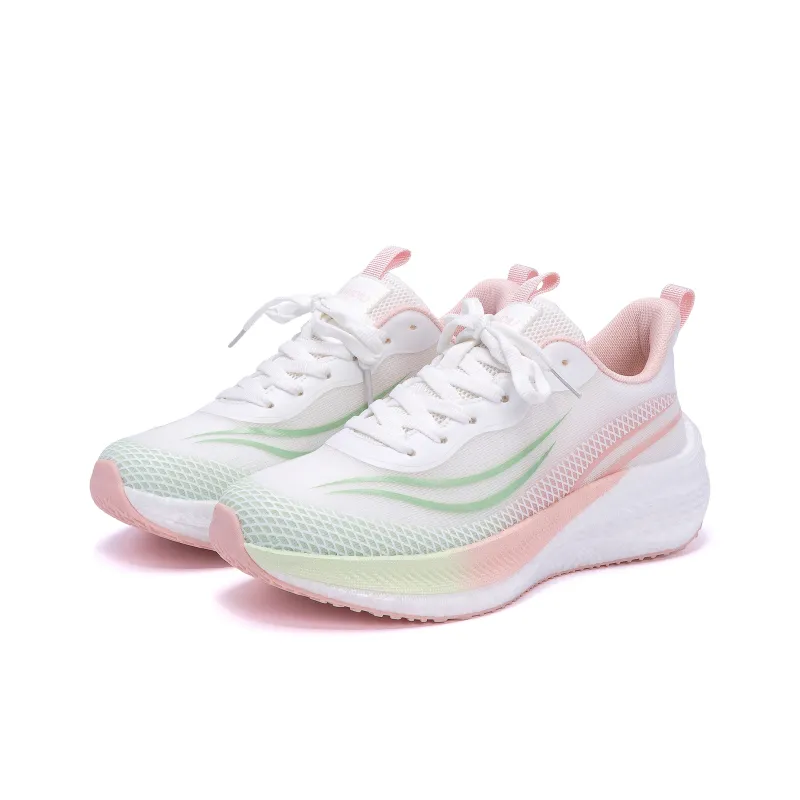 HUANQIU Cushioning Height Increasing Lightweight Breathable Slip Resistant Low Top Casual Running Shoes Women's-4