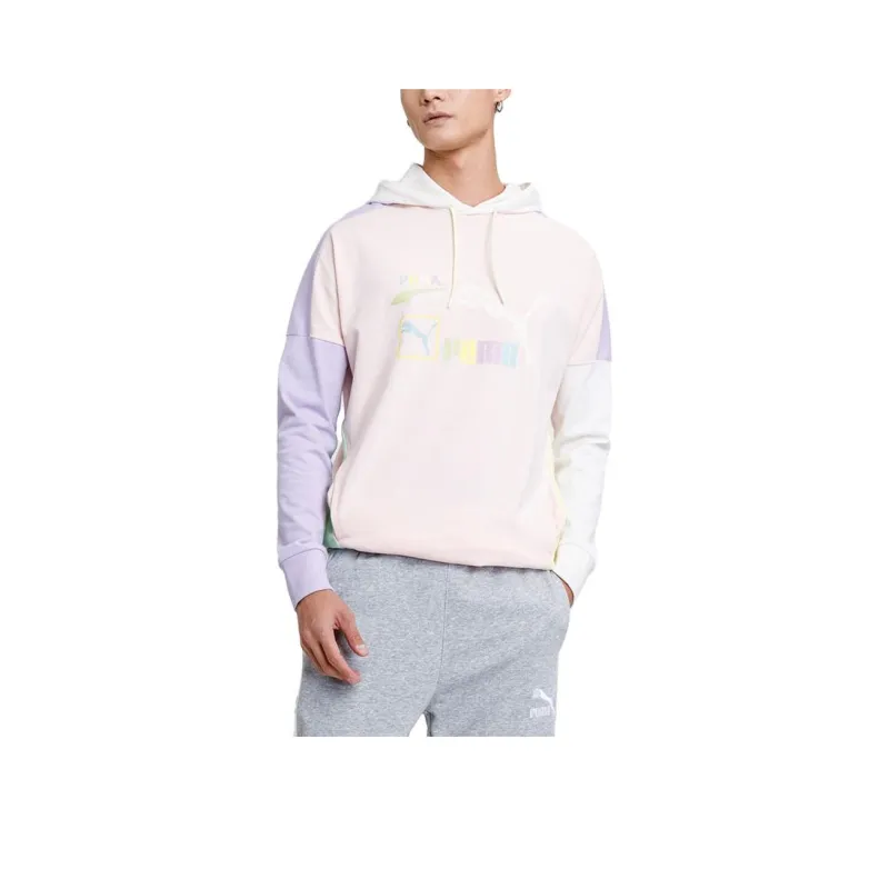 PUMA Sweatshirts Men Pink White-0
