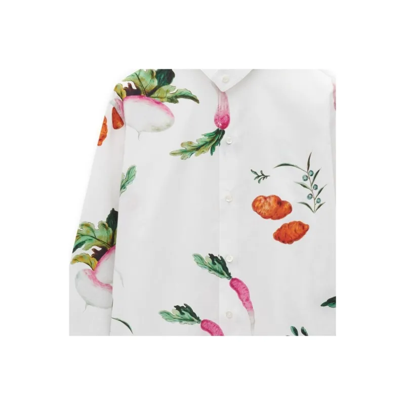 LOEWE Pattern-Printed Button-Up Shirt-4