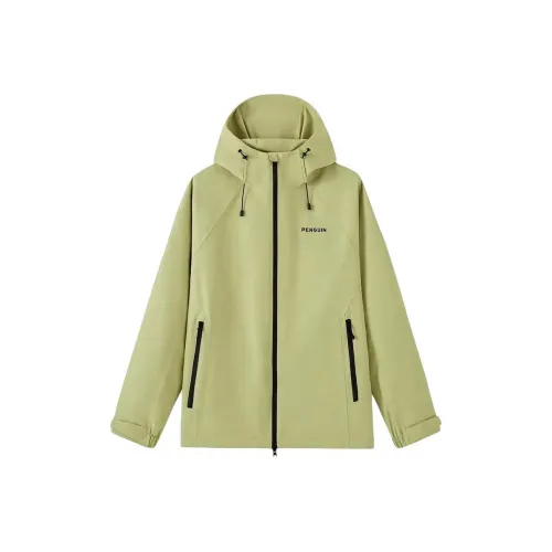 CAMEL Waterproof And Windproof Windbreaker Jacket Unisex Olive Green