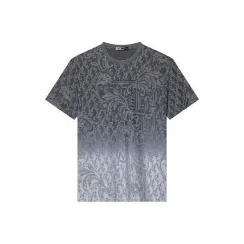 ANDREW MACKENZIE T Shirt Men's Black Gray