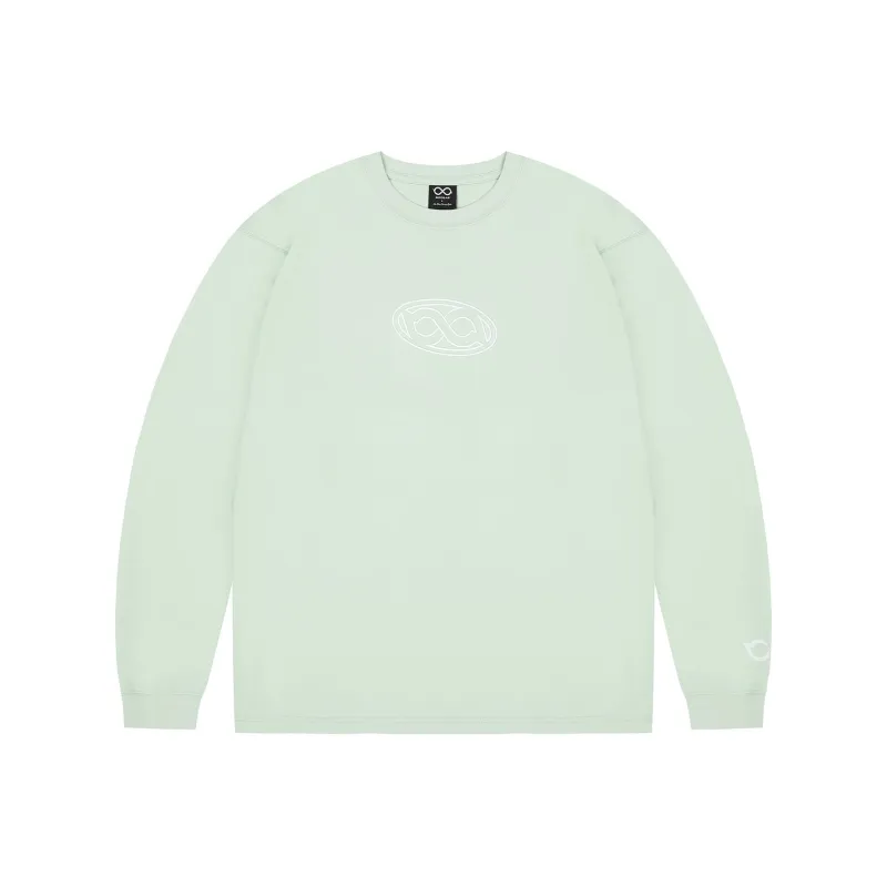 BIPOLAR Long Sleeved T Shirt Unisex White/Dark Gray/Black/Pink/Light Yellow/Light Blue/Light Green-13