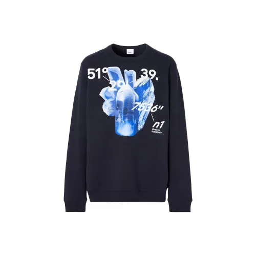 Burberry Sweatshirts Men Marine Blue