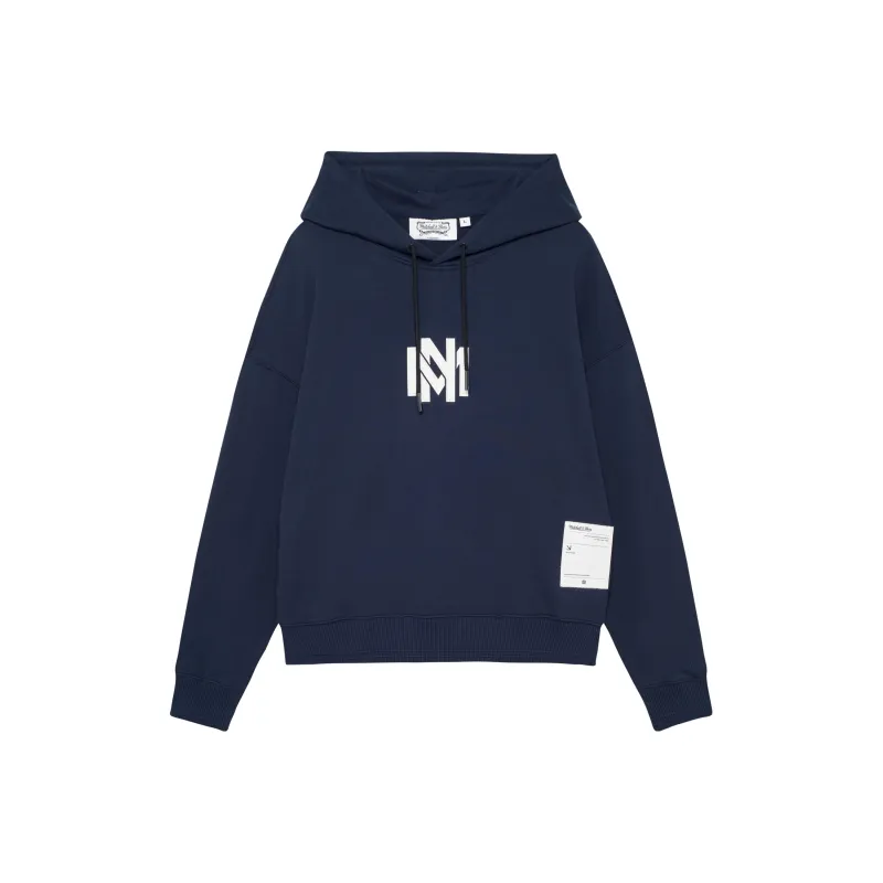 Mitchell Ness Sweatshirts Unisex Navy Blue-0