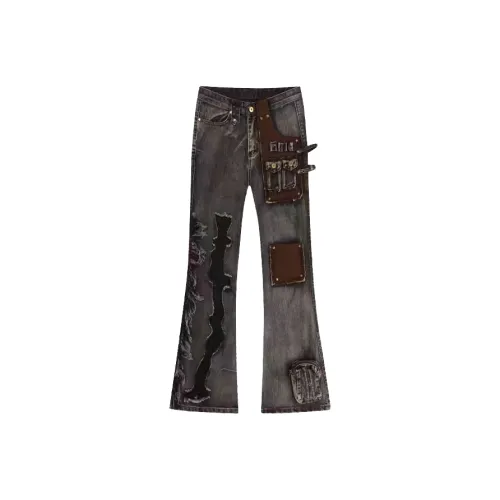 EOEI Jeans Women's Dark Gray