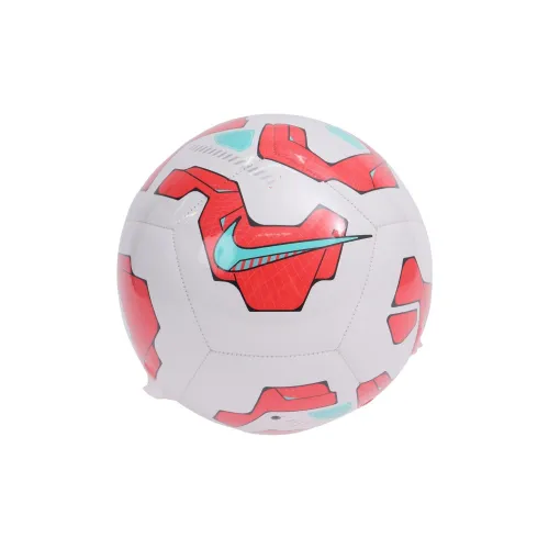 Nike Size 5 Soccer PU Unisex White Red