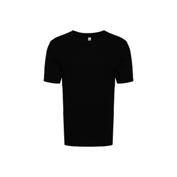 MOSCHINO Logo tape Ribbed T shirt