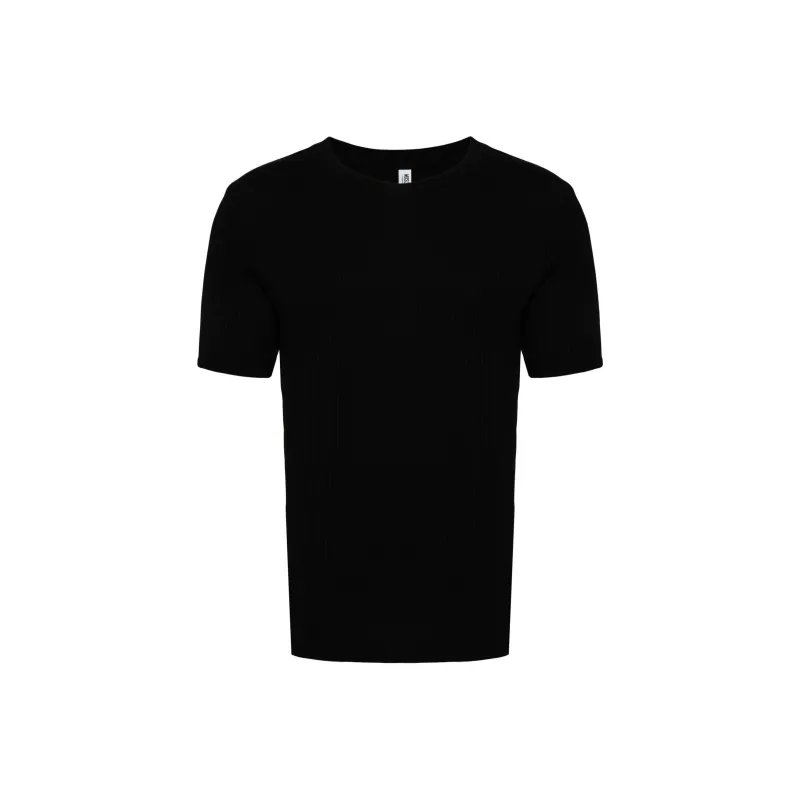 MOSCHINO Logo tape Ribbed T shirt-0