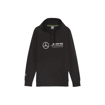 PUMA Mercedes AMG Petronas Motorsport Men's ESS Hoodie Sweatshirt Men's Black