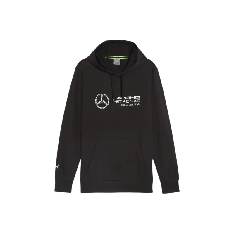 PUMA Mercedes AMG Petronas Motorsport Men's ESS Hoodie Sweatshirt Men's Black-0