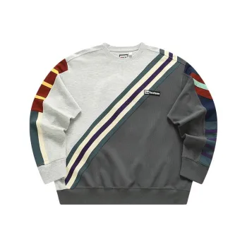 FILA FUSION x FACETASM Sweatshirt Unisex Silver Flower Gray