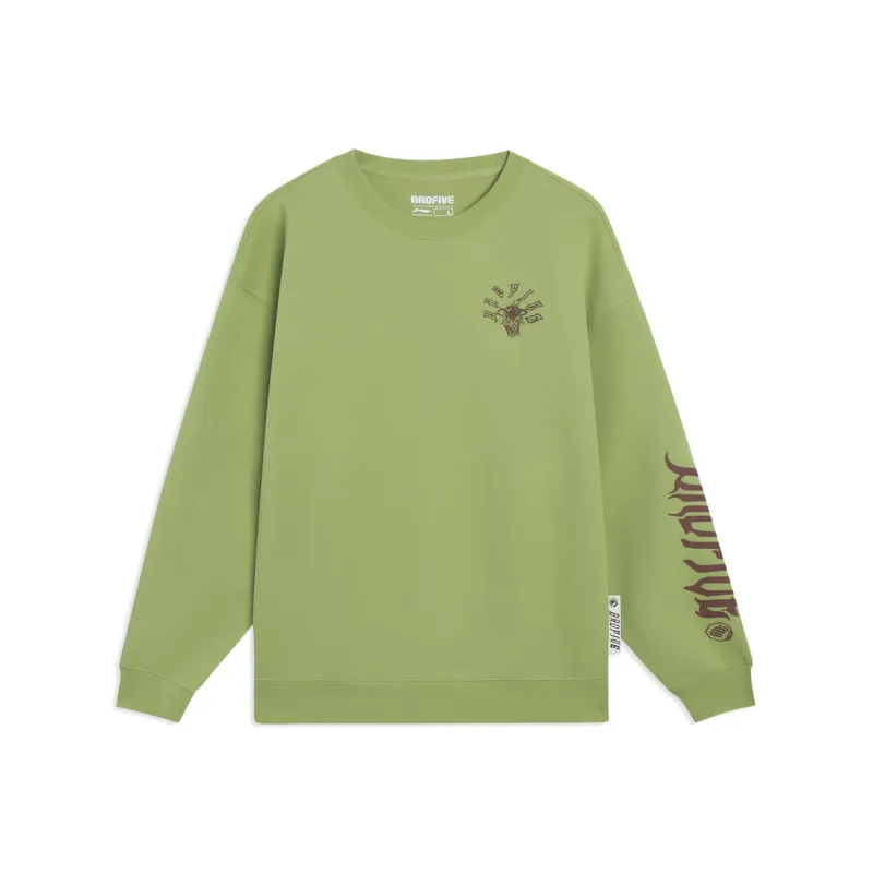 LiNing Sweatshirt Unisex Fresh Moss Green-0