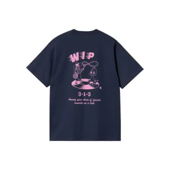 Carhartt WIP Logo Printed Crewneck T Shirt