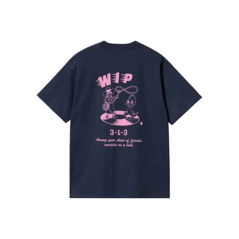 Carhartt WIP Logo Printed Crewneck T Shirt-0