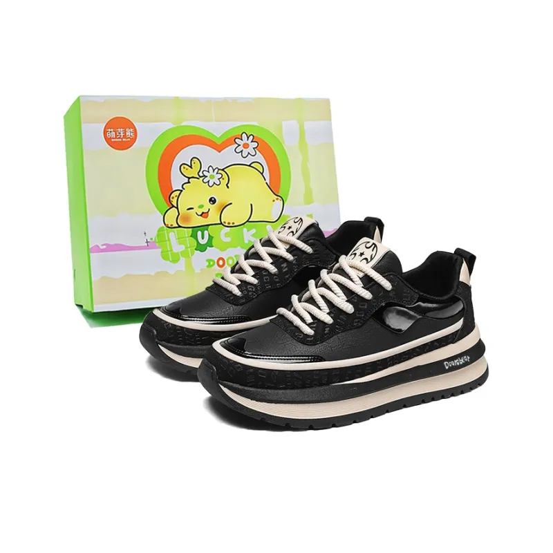 Budding Bear Slip Resistant, Abrasion Resistant, Lightweight, Height Increasing, Rebound Low Top Casual Shoes Men's-7