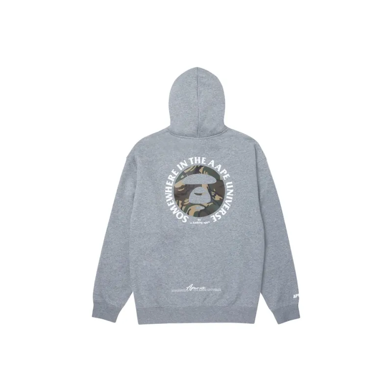 Aape Logo-print Jersey Hoodie-0