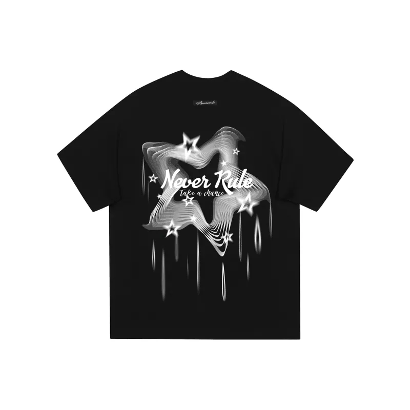 NEVER RULE Short Sleeved T Shirts Unisex-4