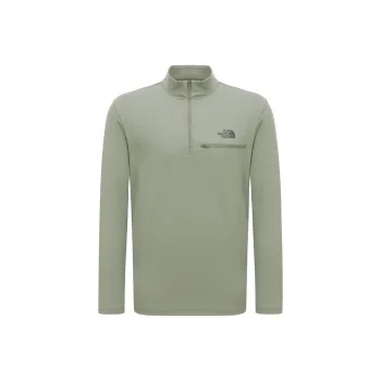 THE NORTH FACE M'S MOUNTAIN FLEX ZIP TEE T Shirt Men's Green