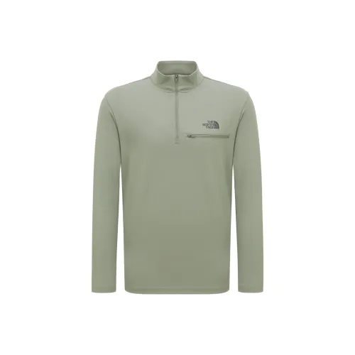 THE NORTH FACE M'S MOUNTAIN 720Carbon ZIP TEE T Shirt Men's Green