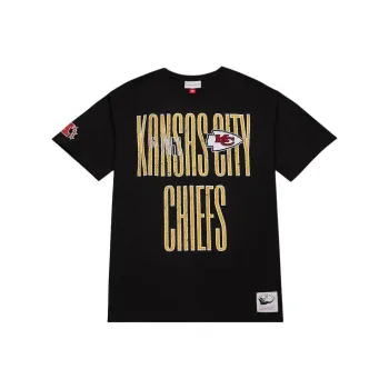 Mitchell & Ness x NFL Kansas City Chiefs Team OG Premium T Shirt Men's Black