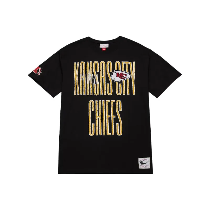 Mitchell & Ness x NFL Kansas City Chiefs Team OG Premium T Shirt Men's Black-0