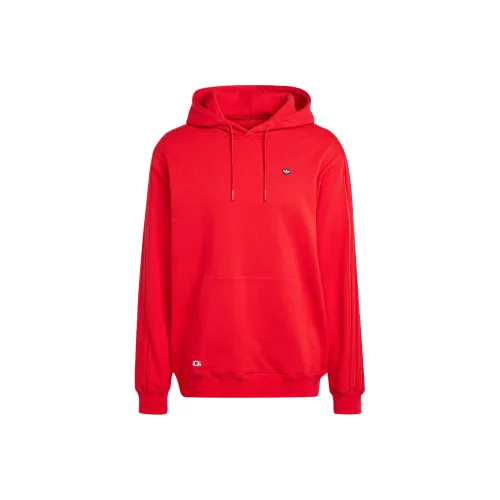 adidas onix Originals x MILAOSHU Mickey Mouse Co brand Sweatshirt Men's Red