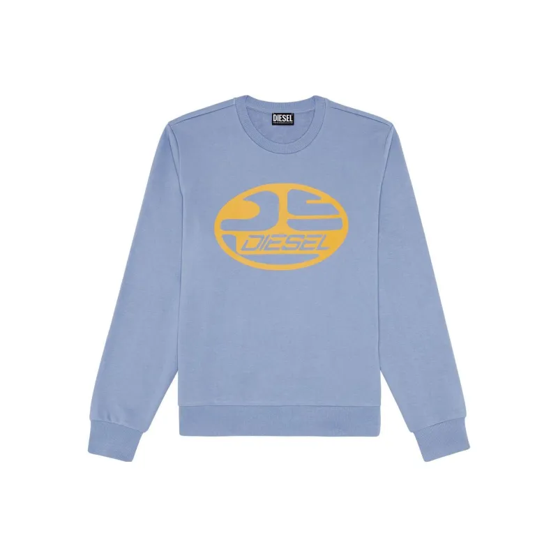 DIESEL Sweatshirts Men Light Blue-0