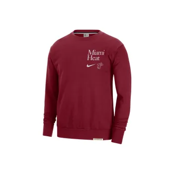 Nike Dri FIT NBA Standard Issue Sweatshirt Men's Dark Red